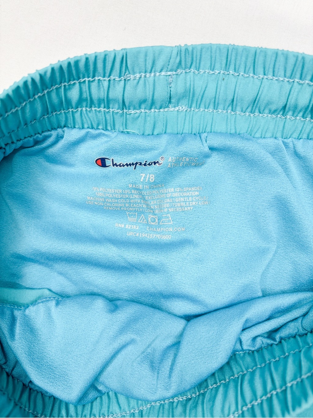 Champion Aqua & Teal Kids Athletic Shorts - 2-Pack - Picture 5 of 5
